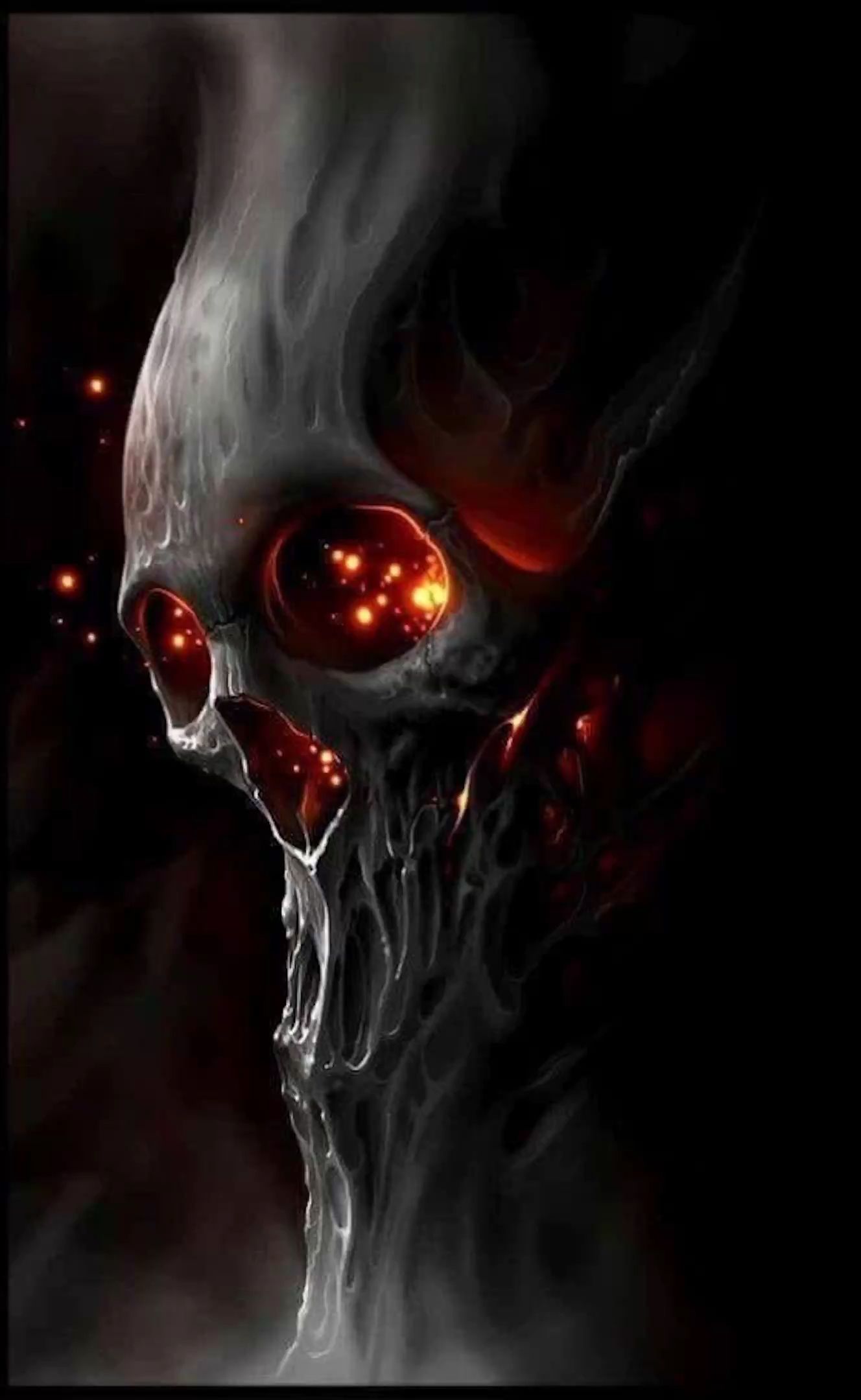 Animated skull