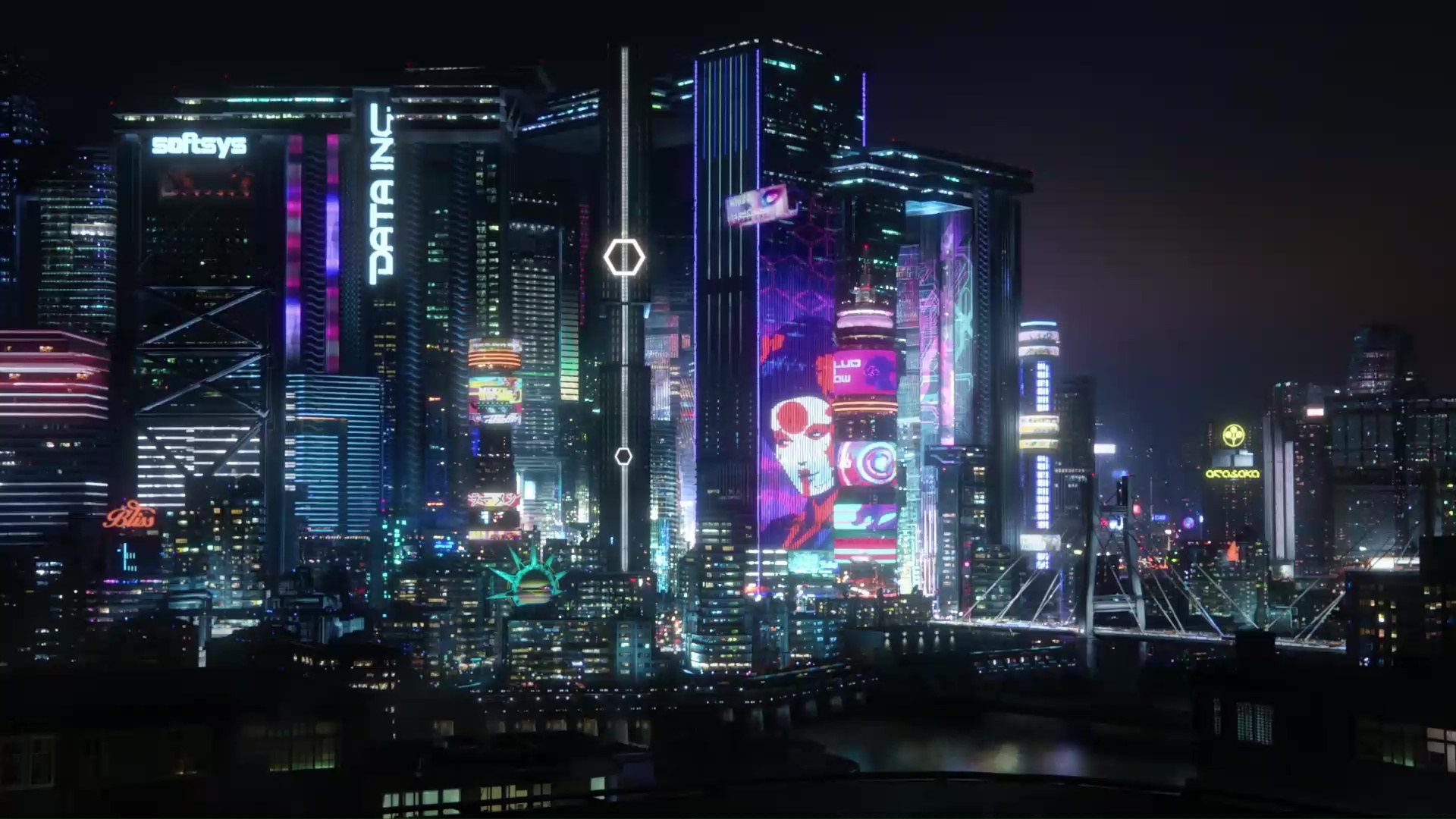 Cyberpunk 2077 Город